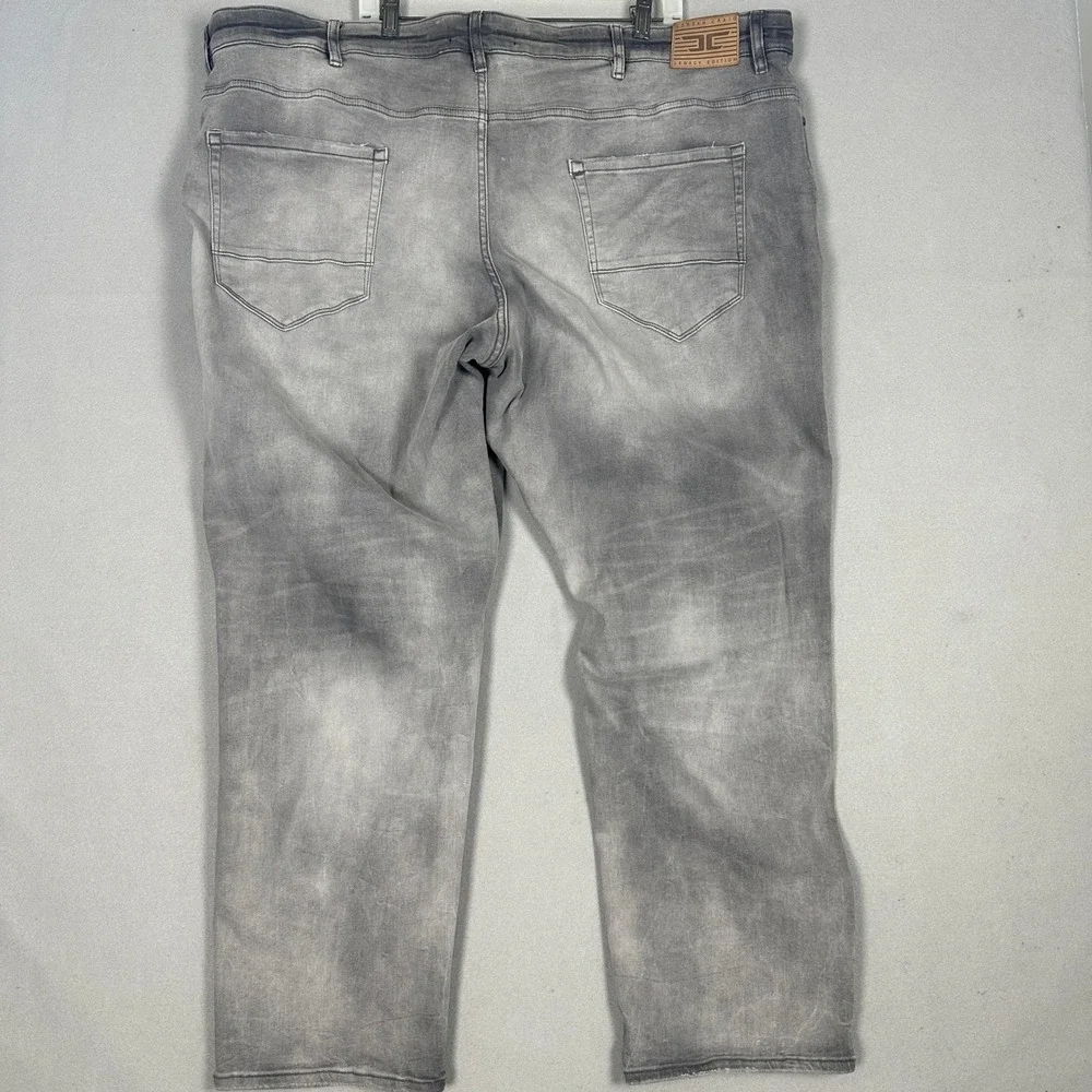 Jordan Craig Legacy Edition Jeans Aaron Grey Slim Fit Stretch Mens 50x32 JA300RX